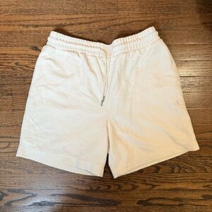 Calvin Klein Cream Athletic Shorts